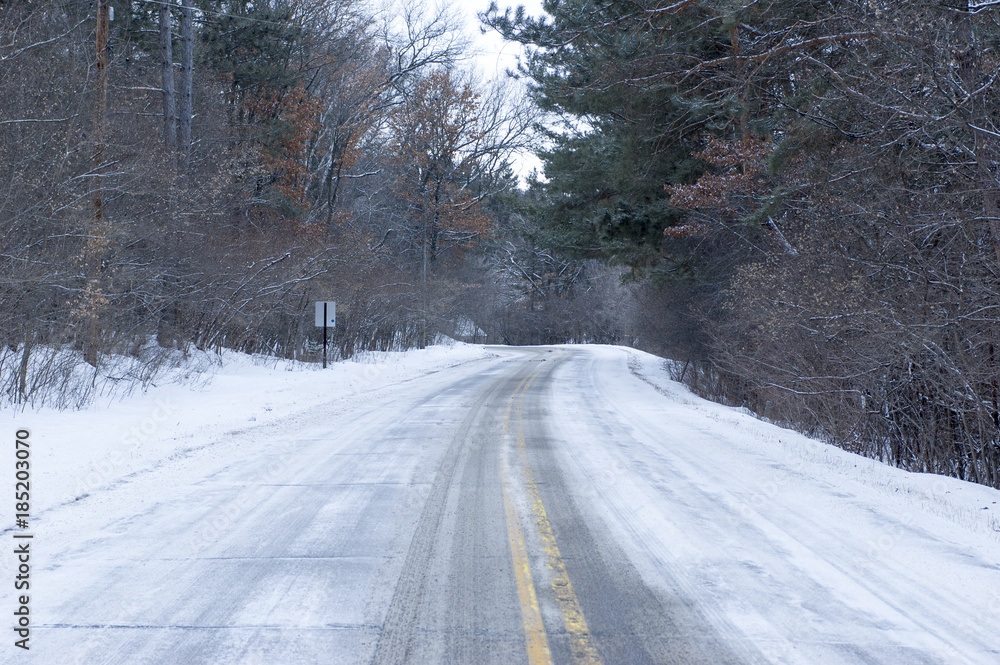 Fototapeta premium Icy Road