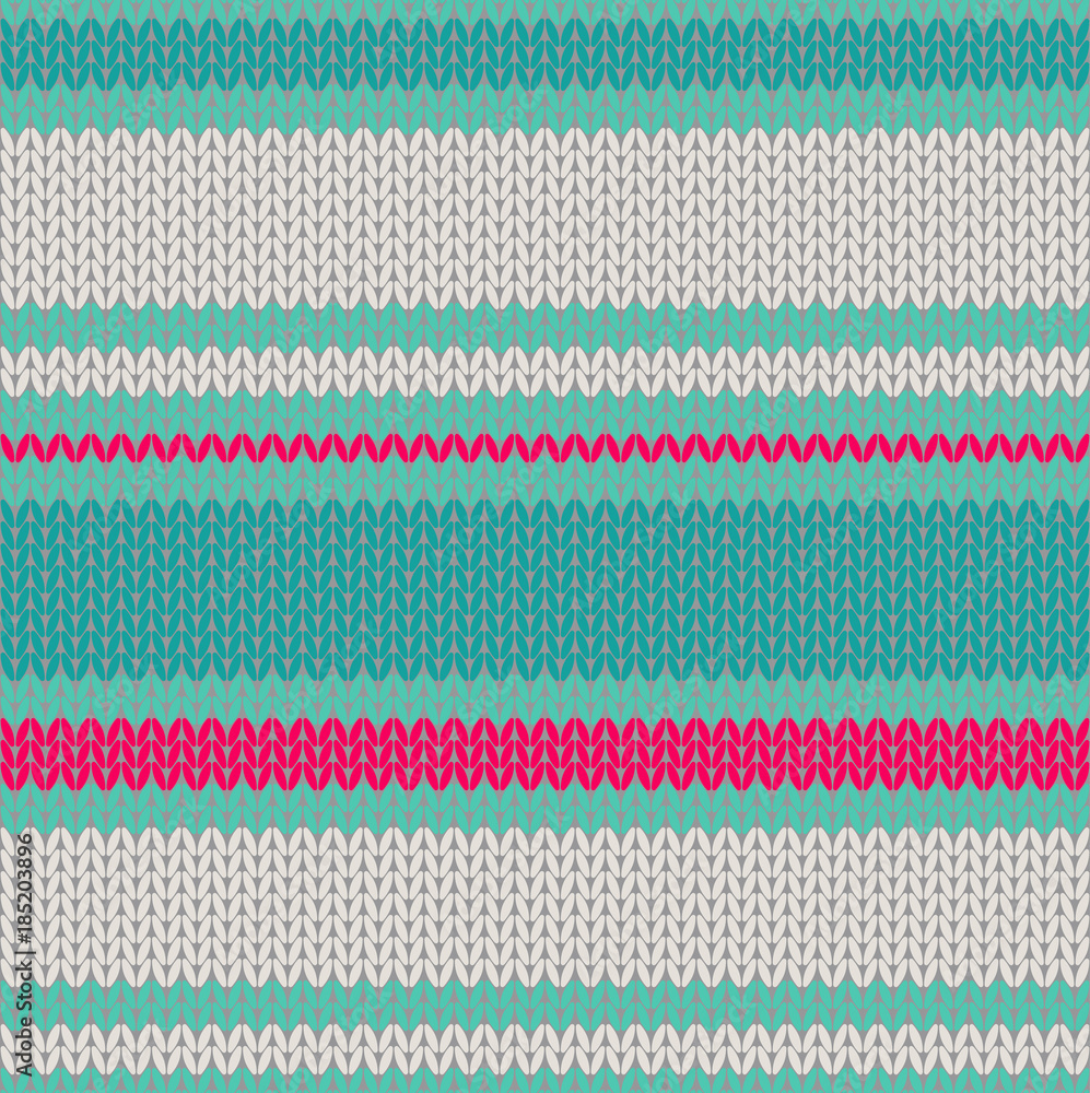 Beautiful stripped seamless vector knitted pattern Beautiful stripped seamless vector knitted pattern