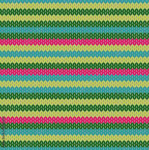 Beautiful stripped seamless vector knitted pattern