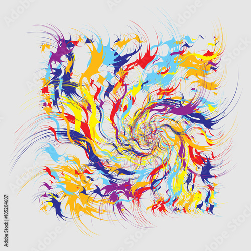 Paint Splashes Abstract Background