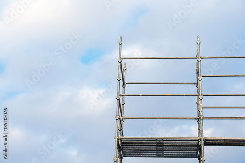 material wedge binding type scaffold 