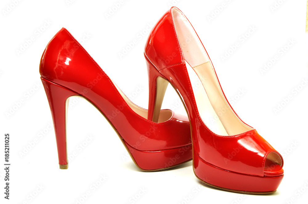 Elegant red shoes for a modern woman 05 Elegant red shoes for a modern woman 05