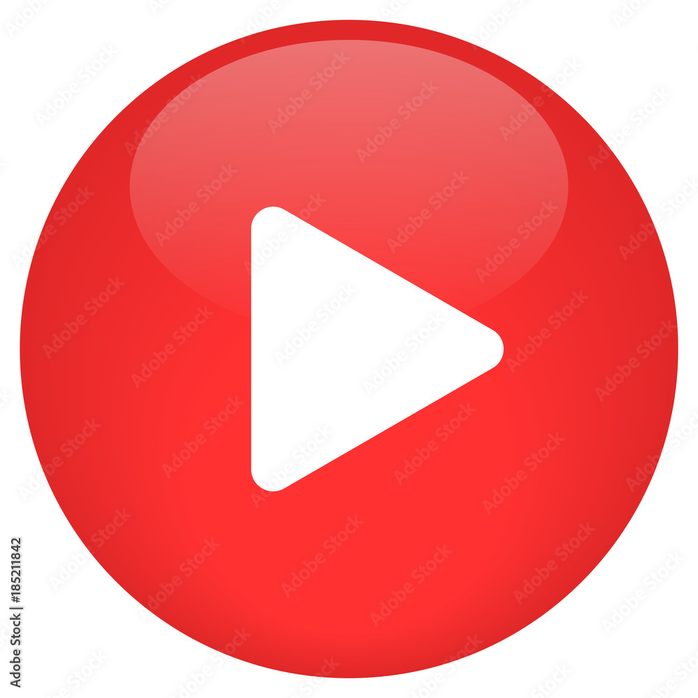 play button glossy vector play button glossy vector