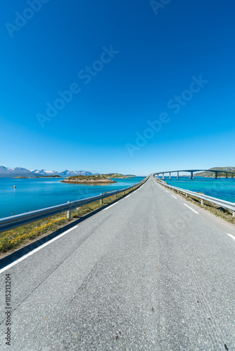 Route 862 in Troms  Northern Norway