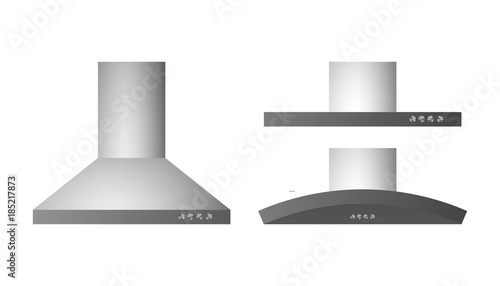 Collection of different range hood.