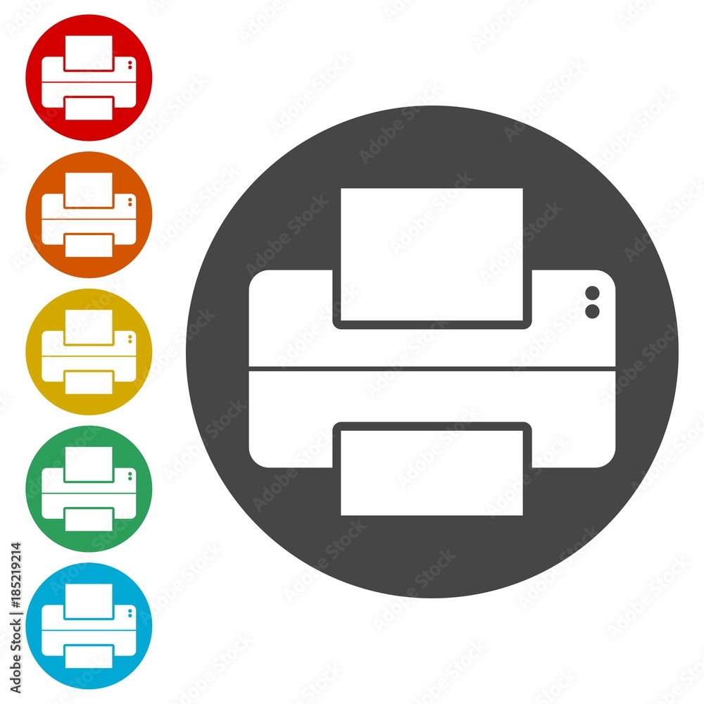 Printer vector icon Printer vector icon