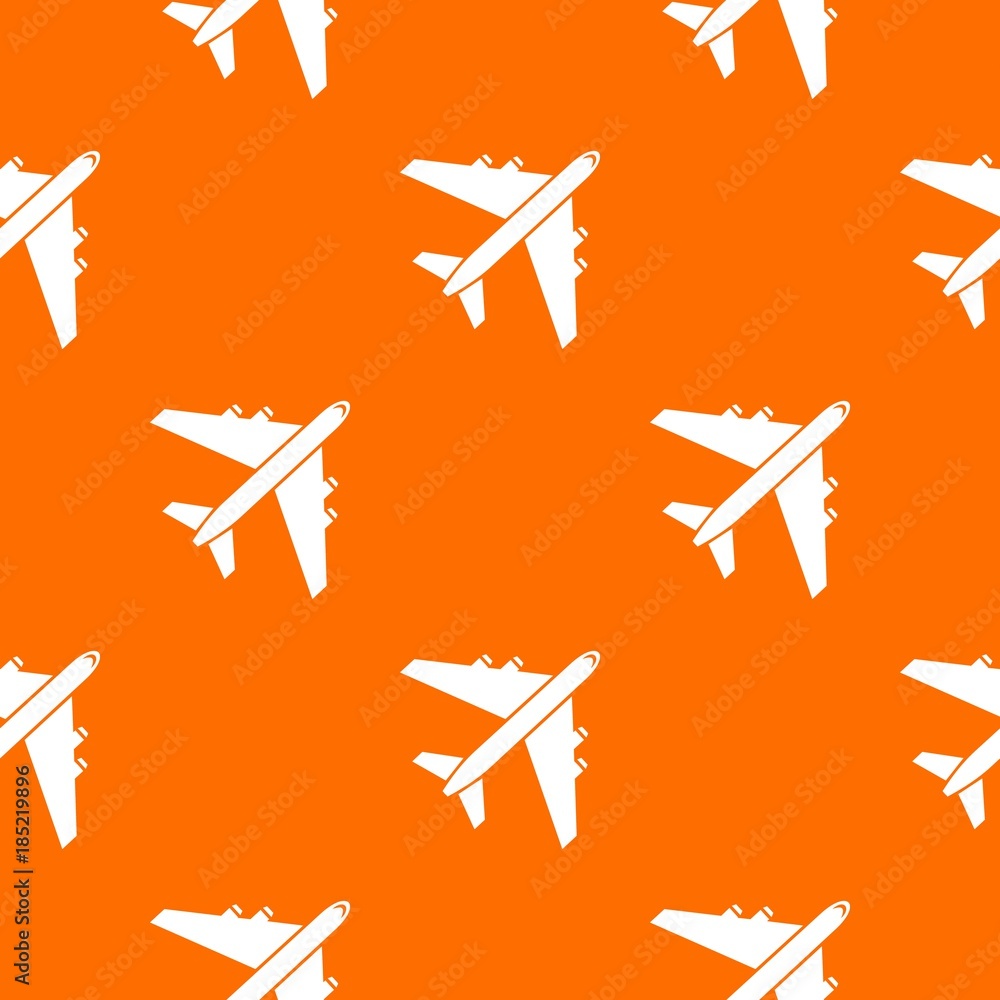 Passenger airliner pattern seamless