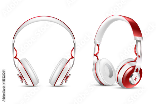 Realistic Wireless Headphones Set