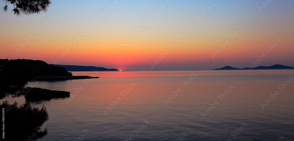 Sunrise in the Alonissos Island,Greece