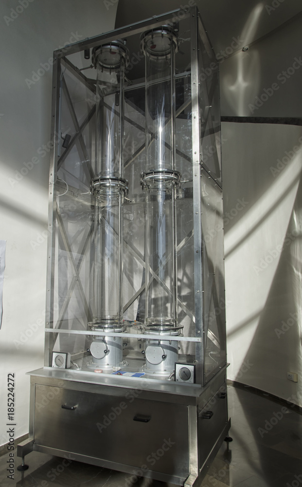 Model of Virgo interferometer equipment Model of Virgo interferometer equipment