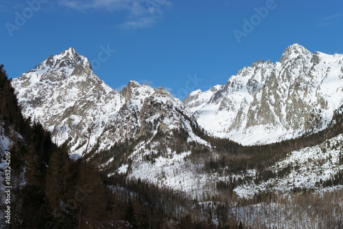 Mountains from the view of Hrebienok in Slovakia middle view © Jaroslav