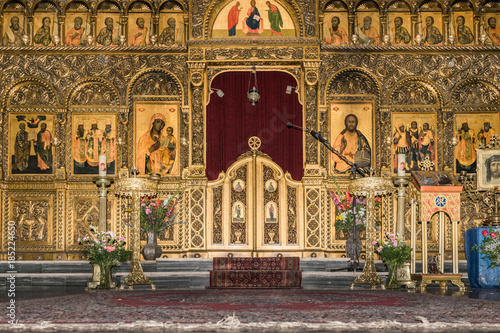 Iconostasis in Melkite cathedral
