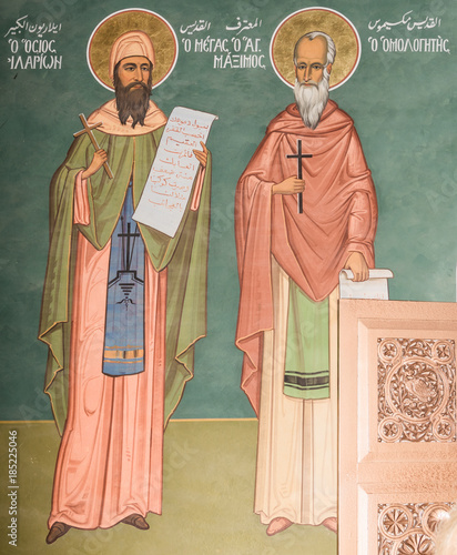 Quadro su tela St. Hilary and st. Maximus the Confessor