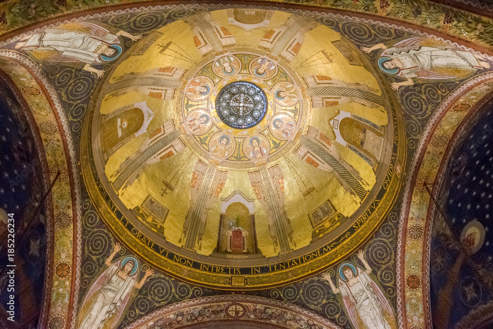 Dome in the Gethsemane church