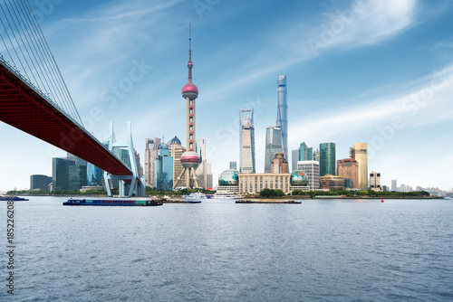 Modern metropolis skyline  Shanghai  China  Shanghai panorama.
