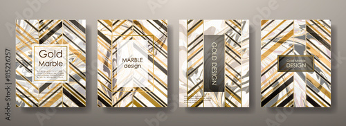 Gold marble template set, artistic covers design, colorful texture,realistic fluid backgrounds. Black, white Trendy pattern, graphic poster, watercolor geometric brochure, cards. Vector illustration