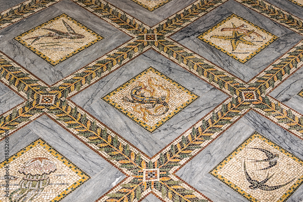 Church of visitation floor - mosaic