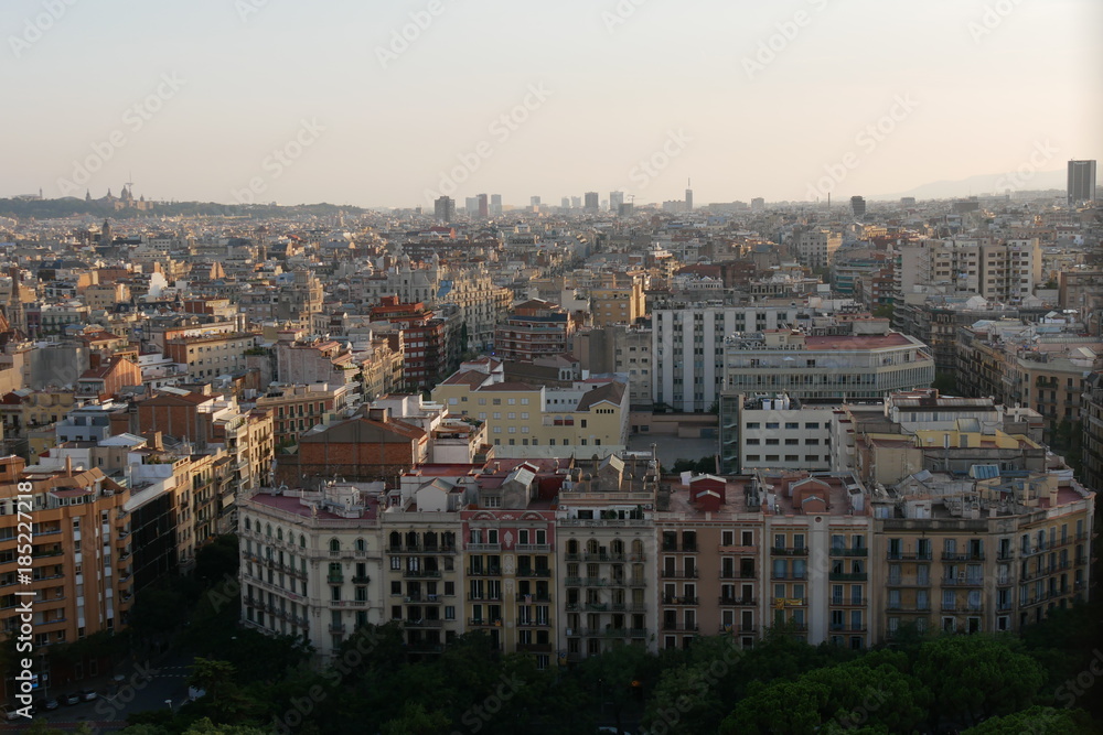 View From Sagrada Familia Barcelona