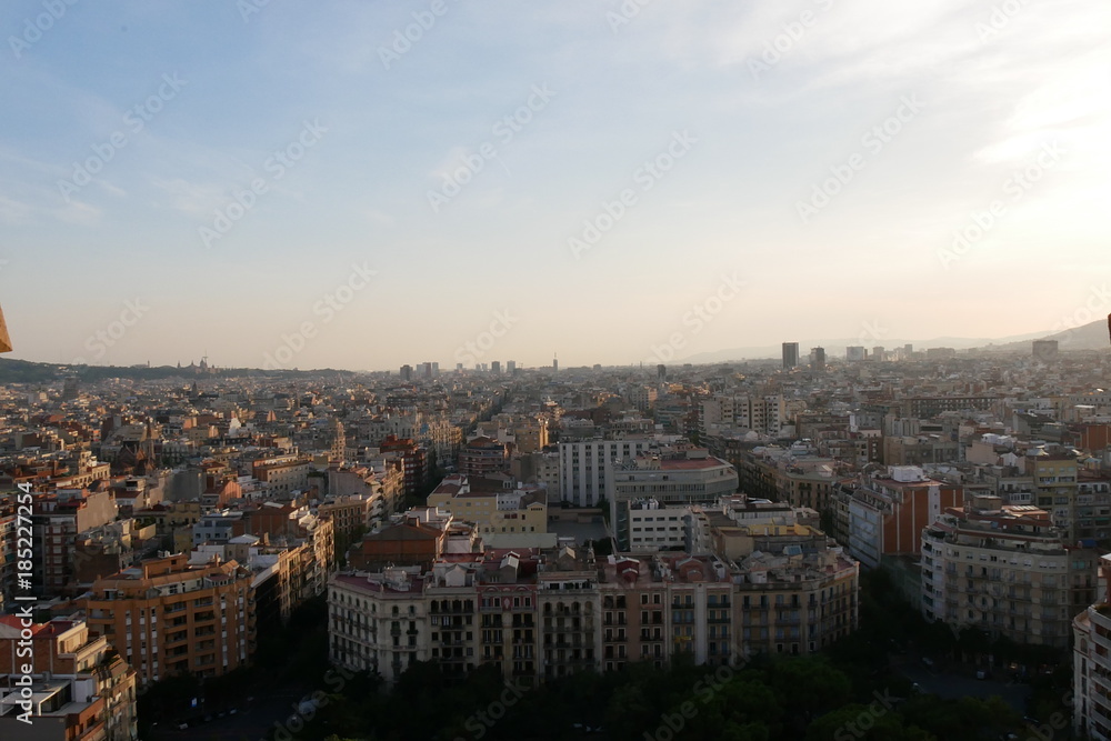 View From Sagrada Familia Barcelona