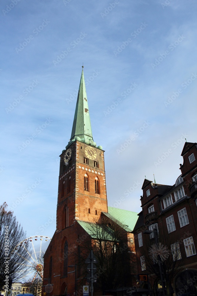 Die Kirche St. Jakobi in Lübeck.