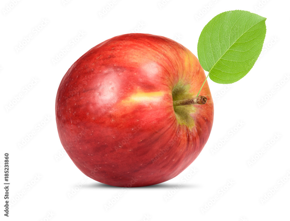 Red apple isolated on white background Red apple isolated on white background