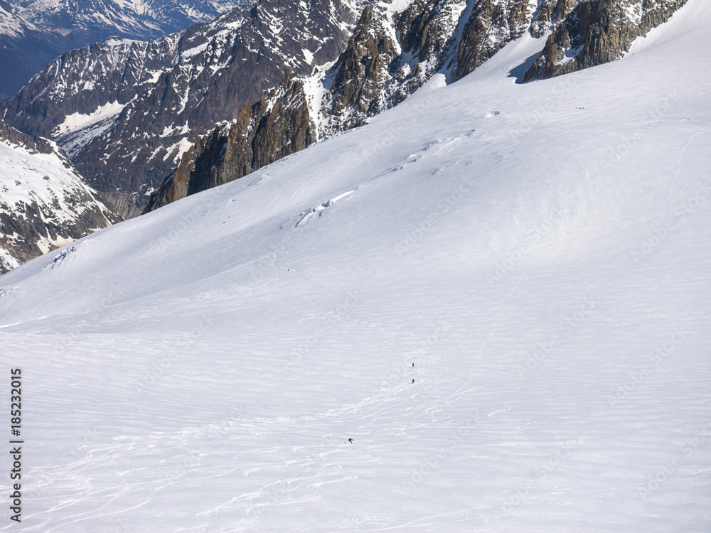 Fototapeta premium Monte Bianco inverno