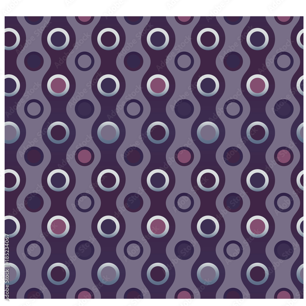 Elegant wavy seamless pattern for web, textile and print.