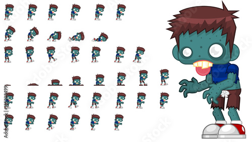Zombie Game Character