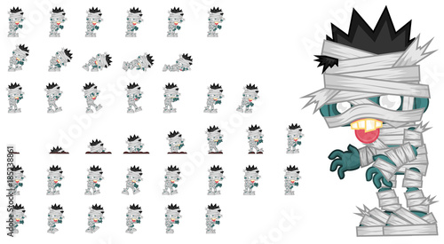 Zombie Game Character