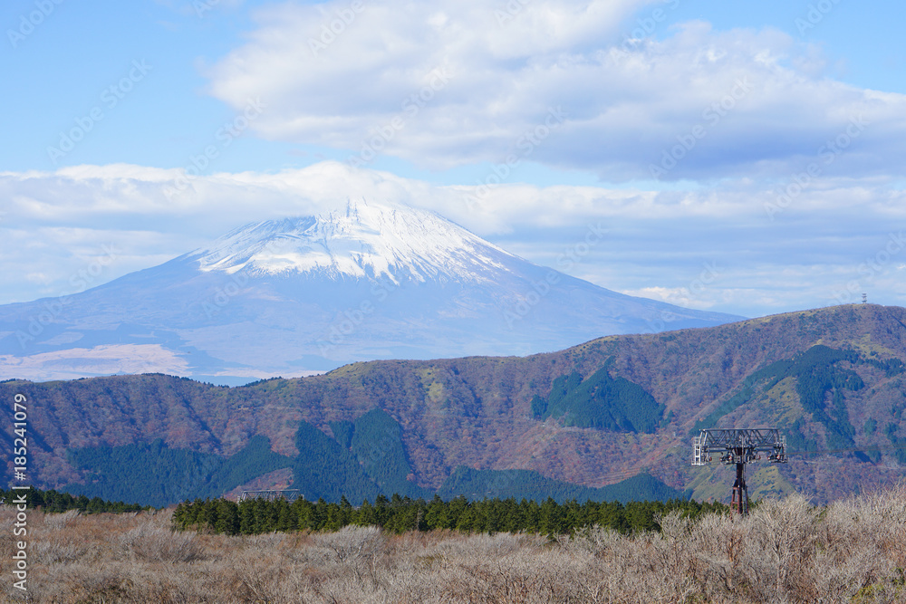 Mount Fuji from the high view. Mount Fuji from the high view.