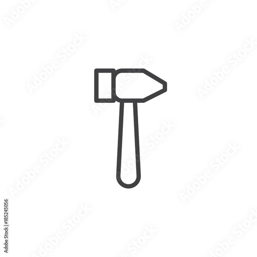Hummer line icon, outline vector sign, linear style pictogram isolated on white. Symbol, logo illustration. Editable stroke