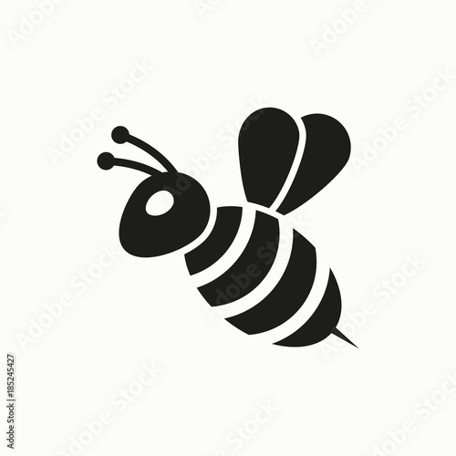 Bee vector icon.