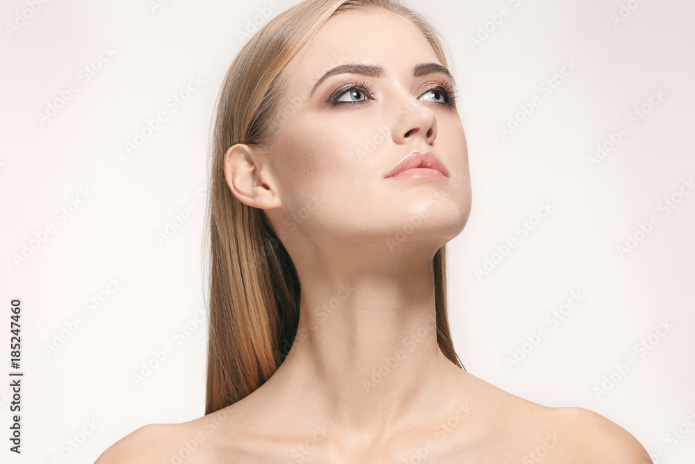 Beautiful Girl face. Perfect skin Beautiful Girl face. Perfect skin