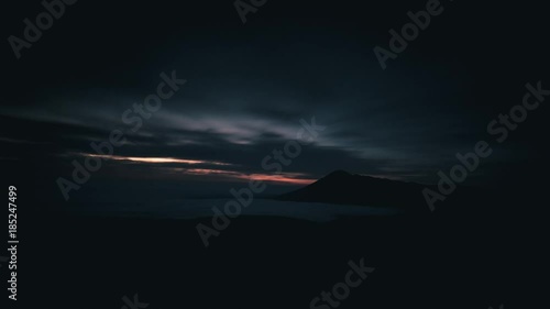 岩手山 夜明け ４ タイムラプス ４Ｋ