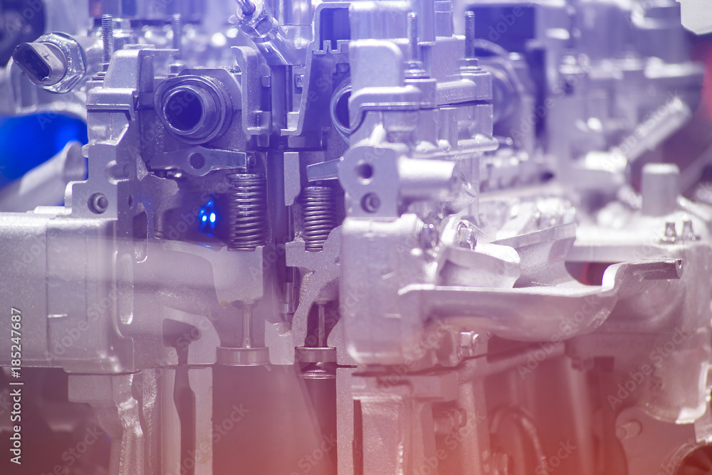 Components and parts of the engine. Of cars with modern technolo