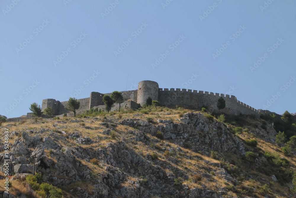 Burg, Shkodra, Albanien, Stein, Aussicht, Hügel, Stadt, Treppe, Krieg, Festung, Verteidigung, Landschaft, 