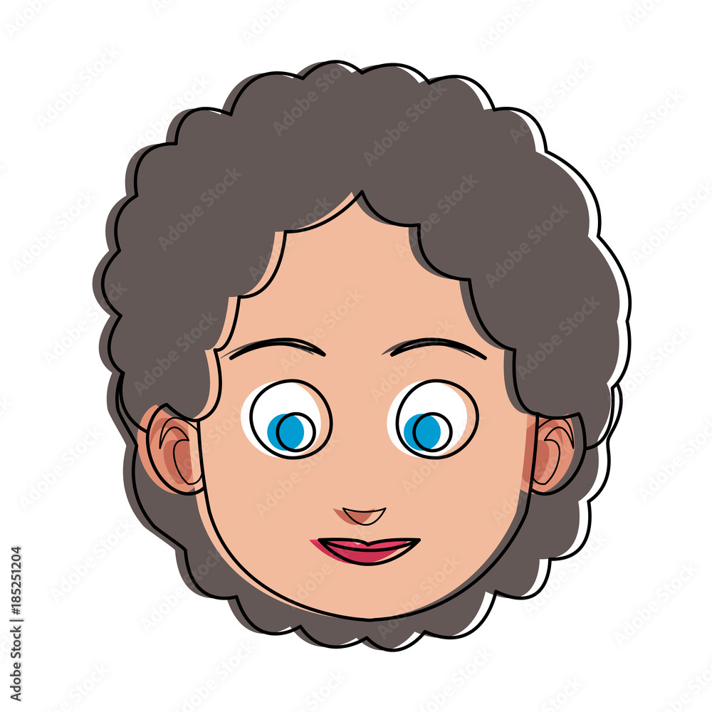 Grandmother face cartoon Grandmother face cartoon