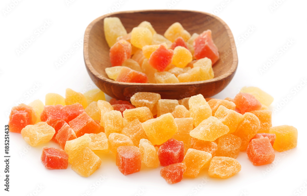 Dried fruits apricot and papaya with some others Dried fruits apricot and papaya with some others