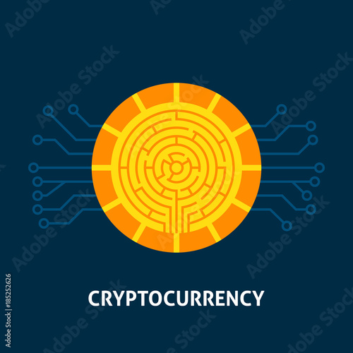 Cryptocurrency Technology Concept