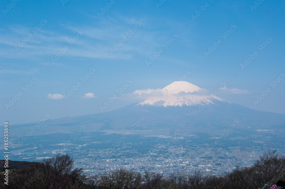 Fototapeta premium 金時山山頂からの富士山