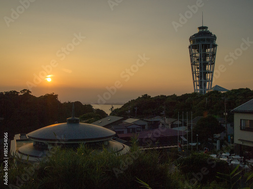 江ノ島の夕景