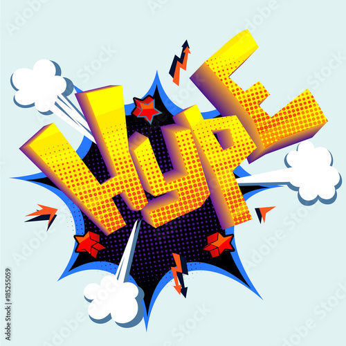 trendy Hype sticker