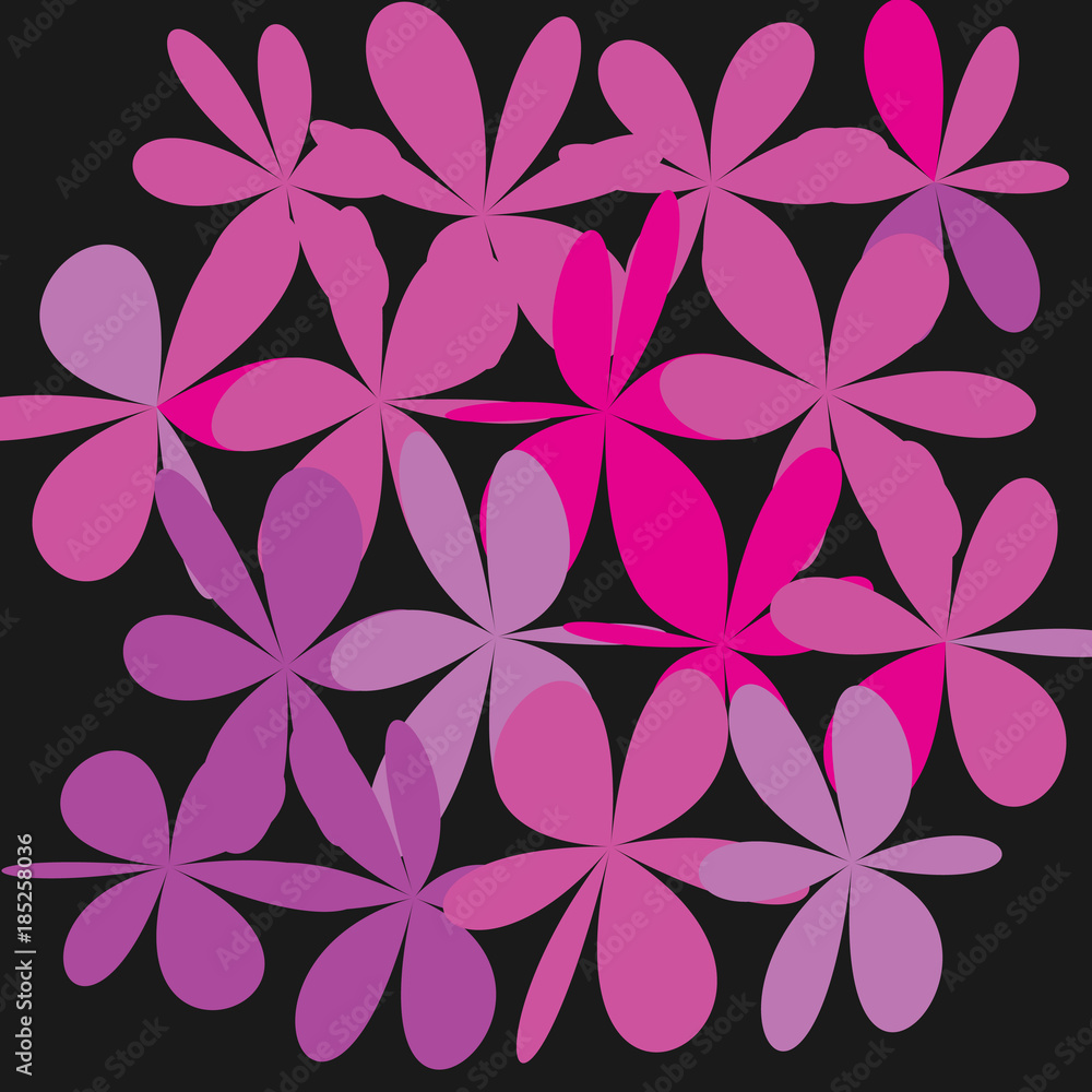 Fototapeta premium Abstract Whimsical Flower Background