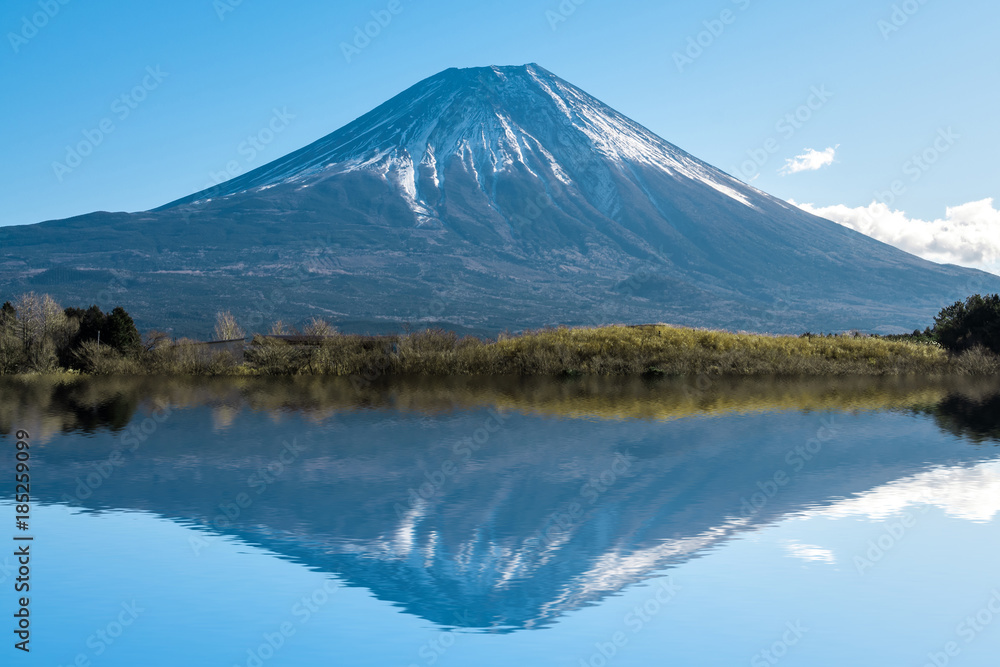 Fuji mountain in Japan.
