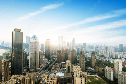 Shenzhen, China - September, 2016 : Cityscape of Shenzhen, China. Shenzhen is a major city in Guangdong Province, China.