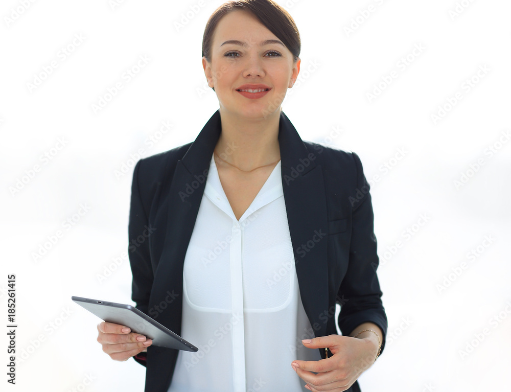 closeup of a successful young business woman closeup of a successful young business woman