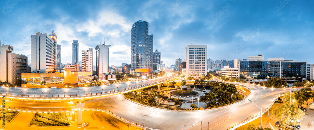 Fototapeta premium City Scape of the nanchang china.