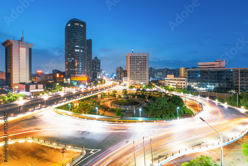 City Scape of the nanchang china.