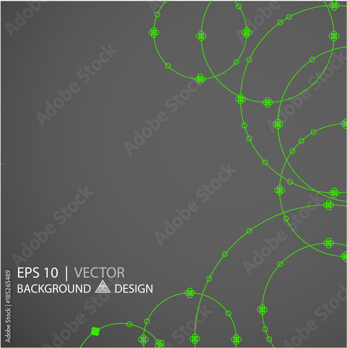 Vector of abstract geometric pattern and background