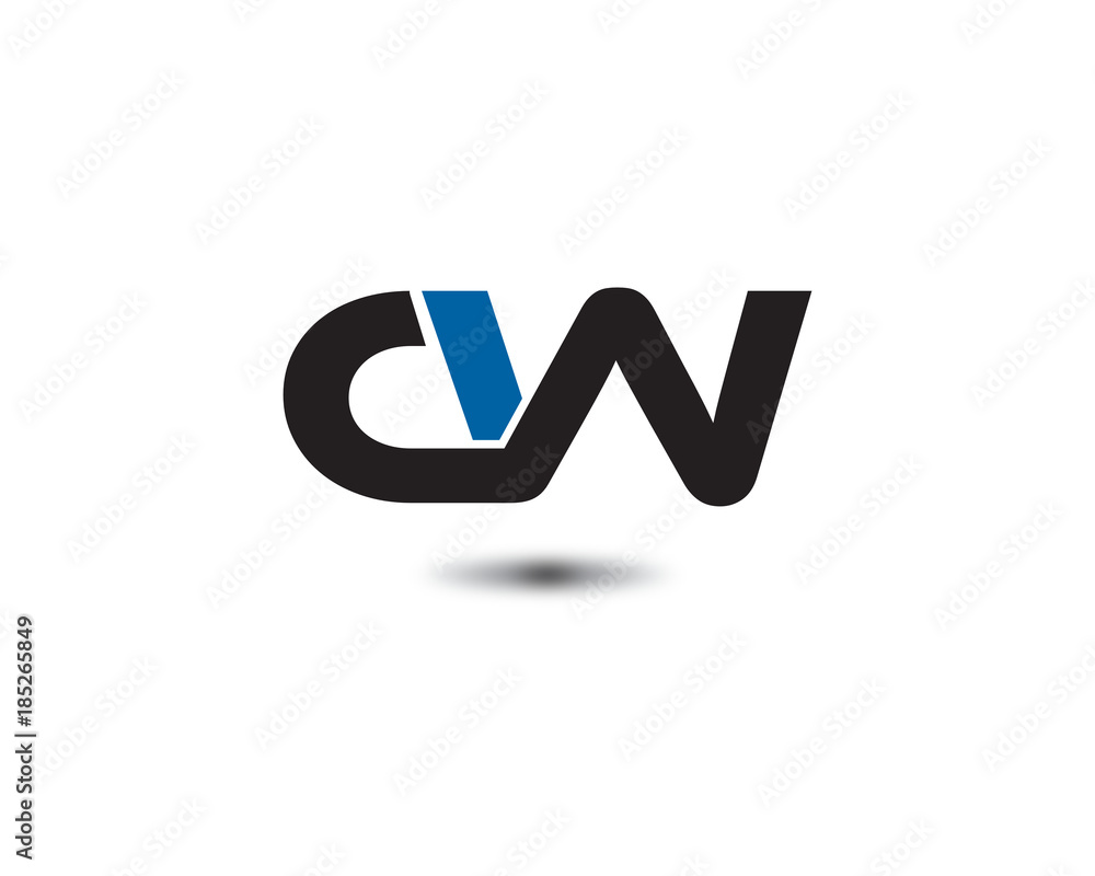 cw letter logo cw letter logo
